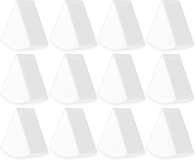 Makeup Spons Set voor Foundation en Poeder - 12 Stuks Triangulaire Applicators voor Cosmetica en Nagellak, Inclusief Reinigingspads voor een Vlekkeloze Afwerking