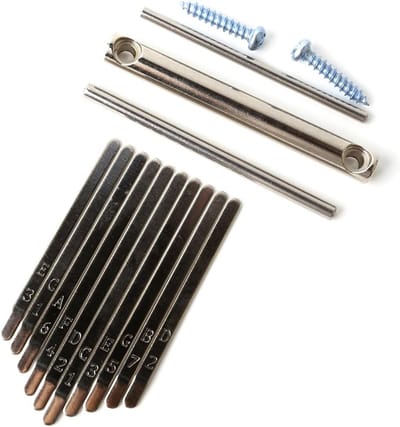 Duimpiano Toetsen Vervangingsonderdelen Set voor 10-Tons Kalimba DIY