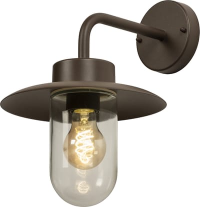 Lumidora Wandlamp 74839 - Voor buiten - FOREST - E27 - Bruin - Metaal - Buitenlamp - IP44