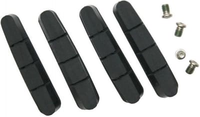 Shimano R55C3 remblokken – cartridge-inserts voor aluminium velgen – racefiets – 55 mm – 2 paar / 4 stuks – zwart