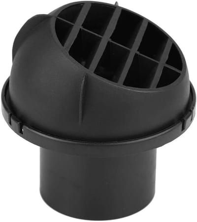 Dailygoods- Heteluchtuitlaat 60 mm - Kunststof - Corrosiebestendig - Draaibaar - Geschikt voor Eberspacher/Webasto - 100% nieuw - Luchtuitlaat