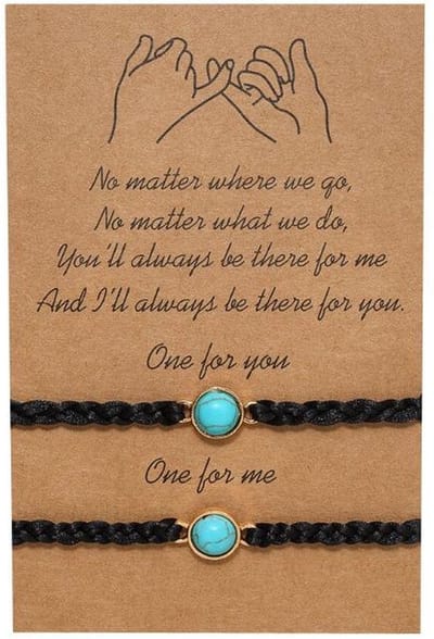 Akyol - Vriendschapsarmband -moeder dochter armband - BFF-best friends armband-armband voor twee - vriendinnen armband - cadeau voor vriendin - Cadeau voor een vriend - Vrienden – Cadeau