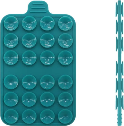 Tectier Dubbelzijdige Zuignap Telefoon Zoals Octobuddy - Turquoise