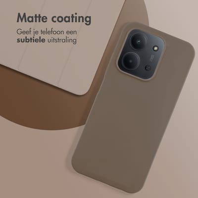 imoshion Hoesje - Geschikt voor Xiaomi Redmi 15C (5G) - Color Backcover - Bruin