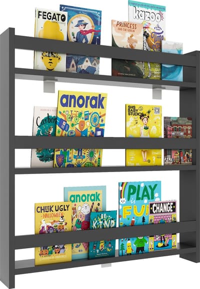 Houten kinderplank Boekenkast Kinderwandplank Hangplank Wandplank Legplank Kidos