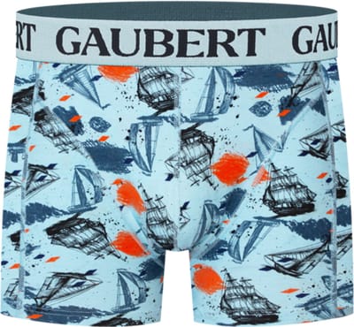 6 stuks GAUBERT® Heren Katoenen Boxershorts | premium herenondergoed | maten M - XXL | Thema: varen
