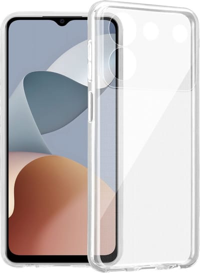 Cadorabo Hoesje geschikt voor ZTE Blade A54 in VOLLEDIG TRANSPARANT - Beschermhoes gemaakt van flexibel TPU Silicone Case Cover