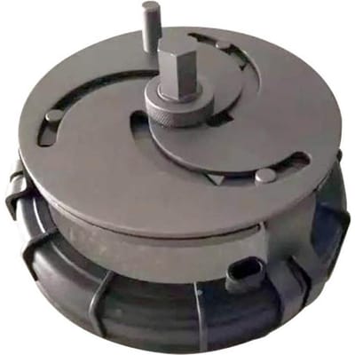 Clé à écrou de bouchon de réservoir de carburant de voiture réglable à 3 mâchoires Outil pour retirer le bouchon de pompe à huile Clé à molette Outil de retrait noir