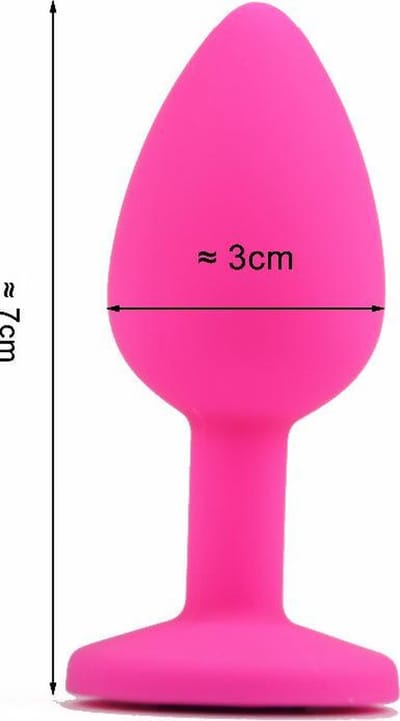 Siliconen buttplug voor G-Spot Stimulatie met willekeurige kleur onderkant!- NBH®