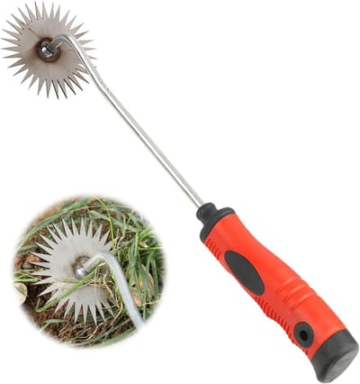 Onkruidtrekker Handgereedschap - Onkruidverwijderaar Gazon - Tuin Onderhouden - Roestvrij Staal Kop - 16-18 inch Handvat - Grijs
