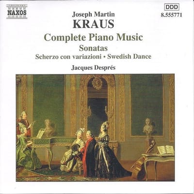 Jacques Despres - Kraus: Complete Piano Music (CD)