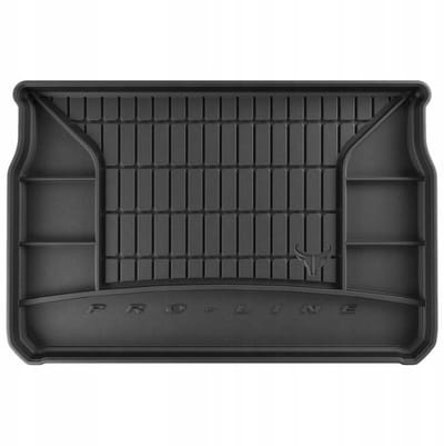 FROGUM Kofferbakmat - Rubber - Geschikt voor PEUGEOT 208 I (2012-2019) - Hatchback - Zonder subwoofer - Organizer functie - Zwart