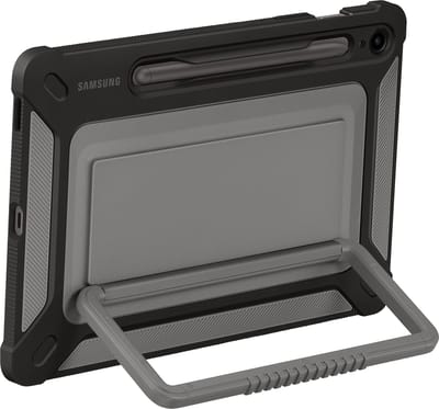 Samsung Outdoor Cover - Hoesje voor Samsung Galaxy Tab S9 FE / S10 FE - Zwart