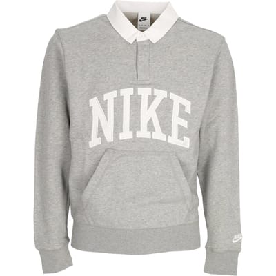 Polo Lange mouwen Club L/s Polo Dk Grijs Heather/wit
