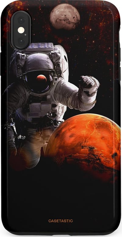Casetastic Hoesje Geschikt voor Apple iPhone Xs Max - Stijlvolle Beschermende Duo-layer Case - Stellar avontuur