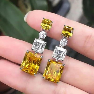 Nouveaux Boucles d'Oreilles Clous Vert Blanc Femmes Élégant Cadeau Anniversaire Mariage Bijoux de Soirée Dame Noble Livraison Directe brown