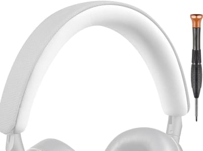 Dailygoods - SOULWIT Hoofdbandhoes voor Bowers & Wilkins PX8/PX7 s2/PX7 s2e (niet geschikt voor PX7) hoofdtelefoons, vervangend hoofdbandkussen headband reparatieonderdeel - Wit-PX7 S2