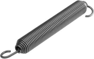 Dailygoods- Verlengveer 187 mm - Draaddiameter 2,3 mm - Buitendiameter 22 mm - Veerstaal - Compatibel met John Deere - Betrouwbare spanningsondersteuning - Grasmaaierveer