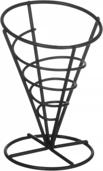 HENDI Friteszakhouder – Zwart draadframe – Metaal – 115x172 mm