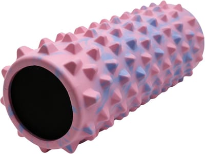 AJ-Sports Foam roller - Massage roller - 45cm - Fitness roller - Foamroller - Foamrollers - Foam - Fitness - Yoga - Roze