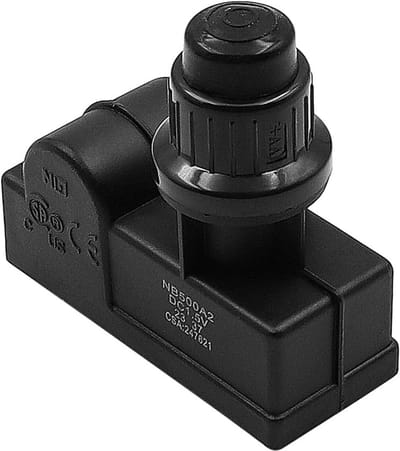 Dailygoods- Vonkengenerator Drukknop - Piëzo-ontsteker - DC-pulsontsteker - BBQ-ontsteker - Geschikt voor gasgrills - 2 uitgangsaansluitingen