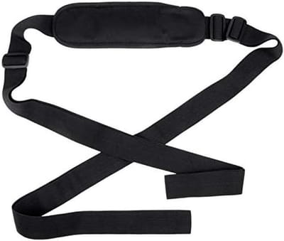 SUP Draagriem - Surfplank Riem - Watersport Vervoer - Verstelbare Nylon Band - 5 cm Breedte - Zwart
