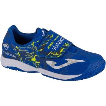 Joma Super Copa Jr 2404 IN SCJW2404INV, voor een jongen, Blauw, Indoorschoenen, maat: 28
