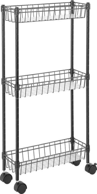 MIRA Home - Keukentrolley - Keukenkast - Keuken - Serveerwagen - Keukenrek - Trolley - Metaal - 40x15x80