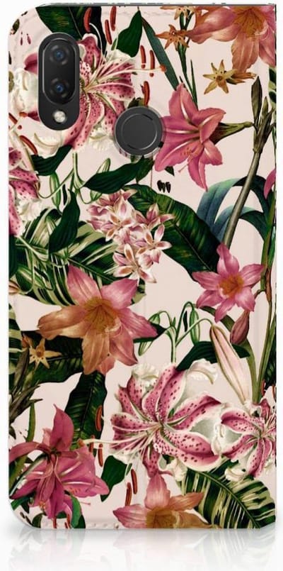 Huawei P Smart Plus Smart Cover Flowers