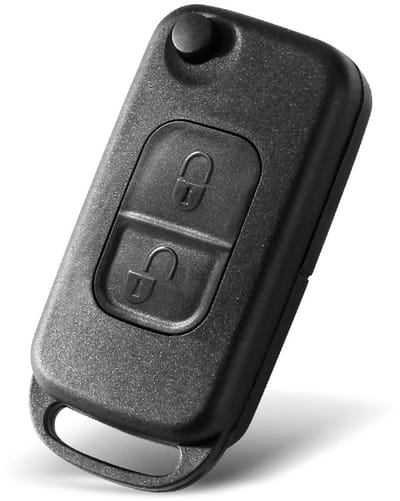 XEOD Autosleutelbehuizing - sleutelbehuizing auto - sleutel - Autosleutel / Geschikt voor Mercedes 2 knops