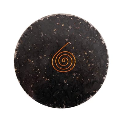 Orgonite onderzetter Shungiet