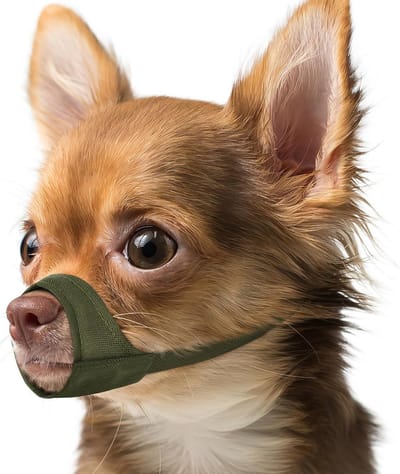 Hondenmuilkorf Kort Snuit - Hondenbekje Puppytraining - Veilig Wandelen - Ademend en Drinkbaar - 5.5-7 Inch - Blauw