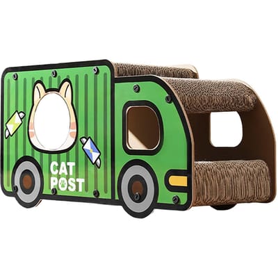Truck Kattenhuis Krabplank Kattenkrabplank voor Binnenkatten Krabben Huisdierbenodigdheden Huisdier Speelgoed voor Kittens Kat