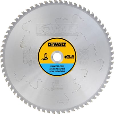 DEWALT DT1921-QZ DT1921-QZ Cirkelzaagblad 355 x 25.4 x 1.75 mm Aantal tanden: 70 1 stuk(s)