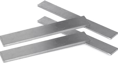 Roestvrij Staal Plaat - Metalen Strip - Industriële Toepassingen - Corrosiebestendig Materiaal - 50x300mm 10mm Dikte - Zilverkleurig