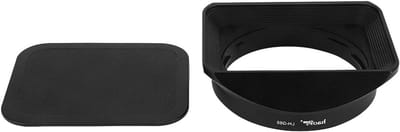 Vierkante metalen lenskap met dop voor Fujifilm Fujinon GF 63mm en GF 45mm lenzen voor GFX100 GFX50S GFX50R