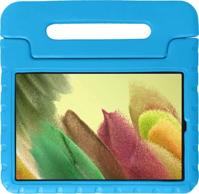 Hoesje - Geschikt voor Samsung Galaxy Tab A7 Lite - Kinderhoes Shockproof Bumper - Kidsproof Case - Tablet Hoes - Kinder Hoes Cover - Blauw