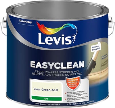 Levis - Easyclean Tegen Zwarte Strepen Mix - Clear Green A10 - Mengverf - 2,5 L