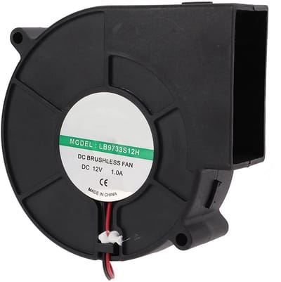 Dailygoody - Centrifugaalventilator - Geluidsarme ventilator - Hoge snelheid - 12V 1A - Koelventilator - Geschikt voor diverse toepassingen