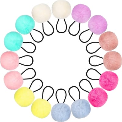 Elastische Scrunchy Haarbanden voor Vrouwen, Meisjes en Kinderen - Fluffy Ponytail Holders en Haaraccessoires