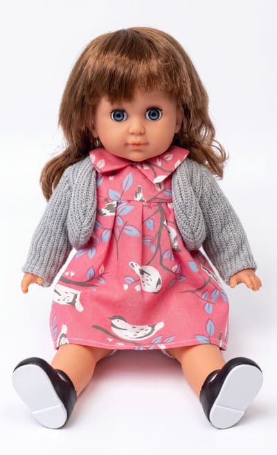 Ledy Toys Nana pratende pop - Zachte knuffel met geluid - 35CM