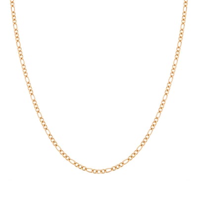 Essentialistics - Ketting basic open gemixte schakels - Volwassenen - Goudkleur - Stainless steel (verkleurt niet) - Verlengkettinkje