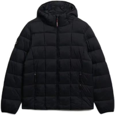 Superdry - Fuji Lite Gewatteerde Jas Met Capuchon - Heren - Gewatteerde jassen