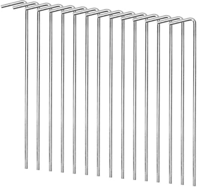 Dailygoods- Tentharingen 15 Stuks - 16 cm - Stormbestendig - Grondanker - Voor Tentbevestiging - Duurzaam Aluminium - Lichtgewicht - Tentankers