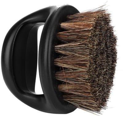 Beard Brush voor Mannen met Handvat voor Dagelijkse Verzorging, Snor Vormgeving en Reiniging van Baardharen