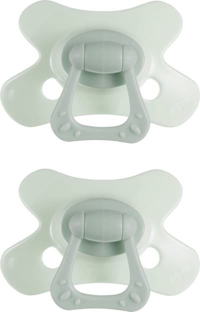 Difrax Fopspeen Natural - 18+ Maanden - Lichtgroen - 2 Stuks