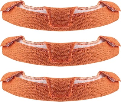 Helmpads - Zweetkussens - Veilig Werk - Schuimrubber voering - 3 stuks - Oranje