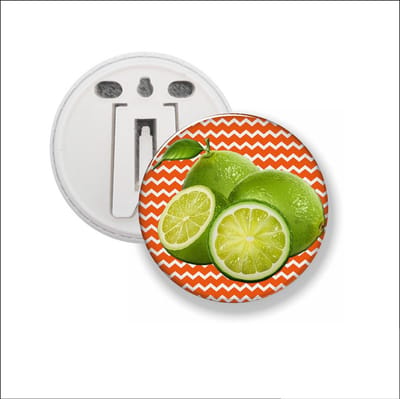 Button Met Clip - Fruit