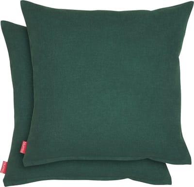 Blumtal Chenille Kussenslopen - Set van 2 - Zacht en met Blinde Rits - Kussenhoes 40 x 40, Botanical Green - Groen