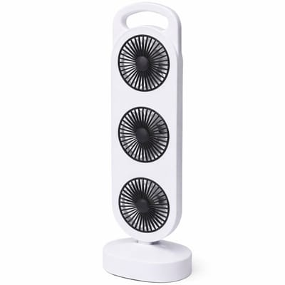 Tafelventilator USB Oplaadbaar – 3 Snelheden – Kolom Ventilator Bureau